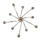 люстра на штанге st luce элегра sl1402.253.10