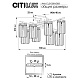 потолочная люстра citilux axis cl313281