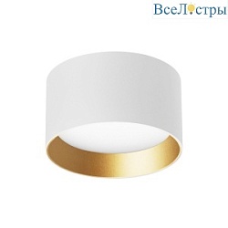 Накладной светильник Arlight SP-BISCOTTO-R120-12W Warm3300-MIX (WH-GD, 80 deg, 230V) 054914