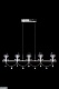 подвесная люстра therese le7721/5l chrome