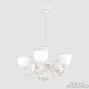 подвесная люстра arte milano 342837/5 wt+g