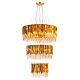 каскадная люстра am group roberto cavalli l800-600-400