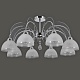 люстра на штанге illumico illumico il0495-8csq-25ch elite