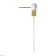 настенный светодиодный светильник loft it meridian 10132/c gold