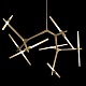 подвесная люстра loft it agnes 10399/14 gd