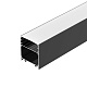 профиль arlight line-6070-2000 anod black 046402