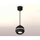 комплект подвесного светильника ambrella light techno spot xp1102001 sbk/pbk черный песок/черный полированный (a2302, c1102, n7011)