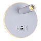 спот reluce 86203-9.2-001kt led12w+usb wt