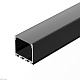 алюминиевый профиль arlight pls-lock-h25-3000 anod black 044847
