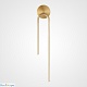 настенный светильник imperiumloft wiki wall brass 227112-23