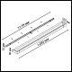 настенный светильник odeon light hightech arno 3887/36wl