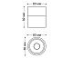 накладной светильник italline it014-0201 black