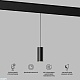 подвесной трековый светодиодный светильник elektrostandard slim magnetic dim amend 85072/01 черный a063533