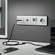 накладка werkel для розетки hdmi серебряный рифленый wl09-hdmi-cp 4690389128318