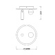 потолочный светильник escada 20022sma/01led swh