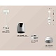 комплект подвесного светильника ambrella light techno spot xp1143010 dch/swh черный хром/белый песок (a2310, c1143, a2011, c1143, n7030)