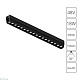 трековый светодиодный светильник arte lamp rapid a1169pl-1bk