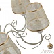 подвесная люстра arte milano 347620/6 wt+g
