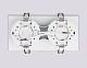 встраиваемый светильник ambrella light gx53 acrylic tech techno spot tn52423