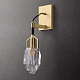 настенный светильник delight collection wall lamp 8960-1w brass/clear