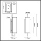 бра odeon light rena 4654/1w