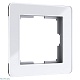 рамка на 1 пост werkel acrylic белый 4690389184819 w0012701
