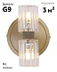 бра moderli brass v11016-2w