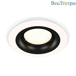 Комплект встраиваемого светильника Ambrella light Techno Spot XC7621002 SWH/PBK белый песок/черный полированный (C7621, N7011)