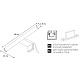 настенный светильник arte lamp orizzone a2935ap-1cc