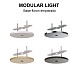 основание потолочное утопленное 1l mantra modular light florones 9358