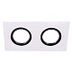 точечный светильник reluce 16211-9.0-002 wt+bk