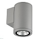 уличный настенный светильник uniel ulu-s21с-12w/6400k ip65 light grey ul-00011081