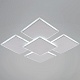 потолочная люстра reluce 08018-0.5-450 wh+cr