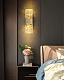 настенный светильник delight wall lamp 88068w gold/clear