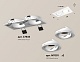 встраиваемый светильник ambrella light techno spot xc7635080 (c7635, n7001)