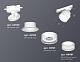 комплект трекового светильника ambrella light track system xt (a2524, a2105, c8101, n8461) xt8101025