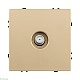 розетка tv, золотой kollinger eclipse ec-020gd