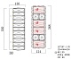 бра cercle le7297-1 ch
