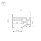 профиль arlight stretch-25-wall-side-2000 040061