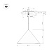 подвесной светильник arlight sp-makoto-r550-14w warm2700 054401