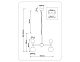 подвесная люстра ambrella light high light modern lh51050