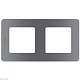 рамка двухместная legrand inspiria 673947