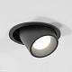 встраиваемый светодиодный светильник elektrostandard conner 25086/led 8w 4000k черный a063992