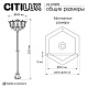 парковый светильник citilux forts clu10p3