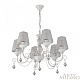 подвесная люстра arte milano 347620/6 wt+sl