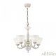 подвесная люстра arte milano 343659/5 wt+g
