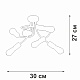 потолочная люстра vitaluce v3928-1/6pl