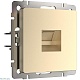 розетка werkel ethernet rj-45 шампань w1181011 4690389157479