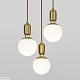 подвесной светильник eurosvet bubble 50151/3 латунь