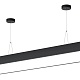 подвесной светодиодный cветильник geometria эра block spo-111-b-40k-060 60вт 4000к черный б0050539